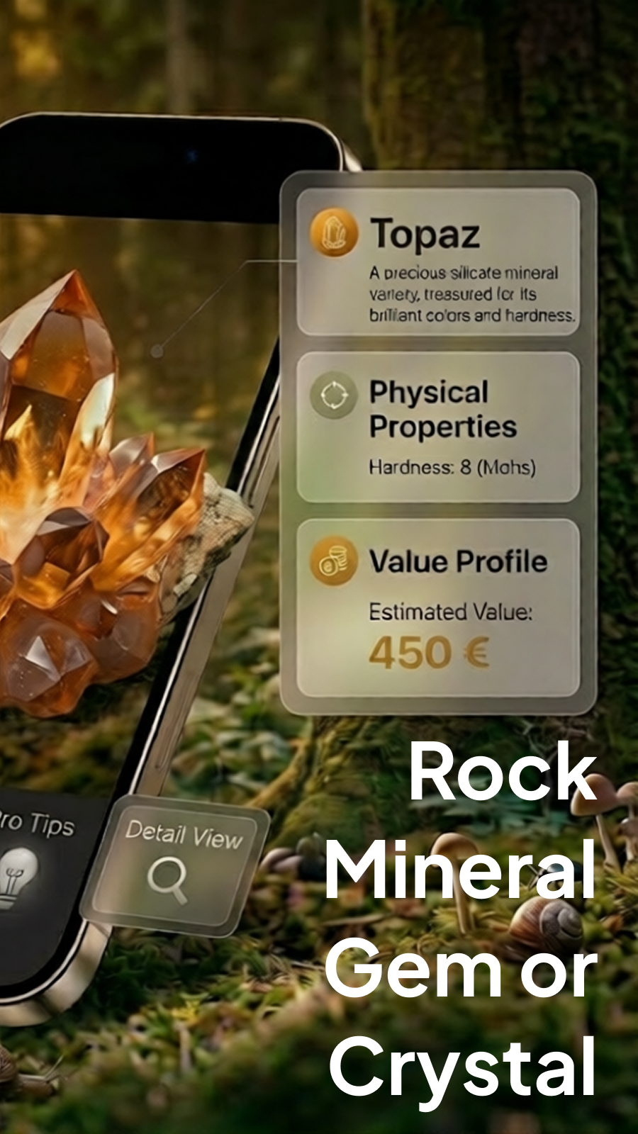 Rock Identifier — Identification result with confidence score